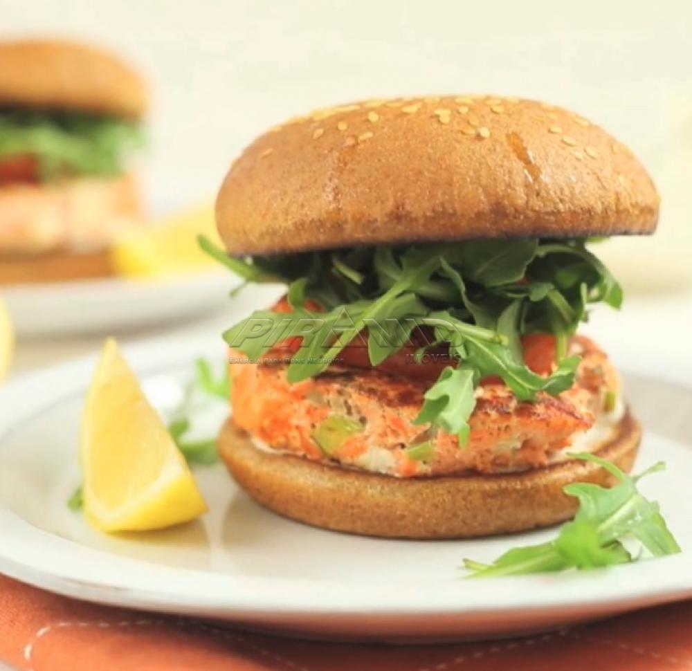 Dica food: Hambrguer de Salmo